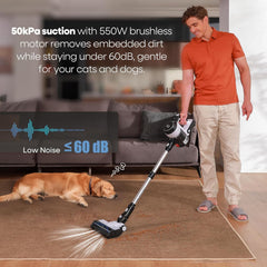 50KPa suction on YONNDER M1 cordless vacuum cleaner