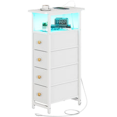Yoobure narrow nightstand compact footprint for small spaces