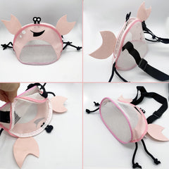 Pink sand filter scoop for beach set