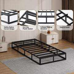 YORMDMO box springs fabric cover easy cleaning