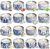 YOROXRG scented candles 16 pack travel tin 2.5oz image 1
