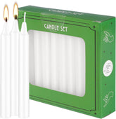 YOROXRG set of 40 white candles for rituals and decor