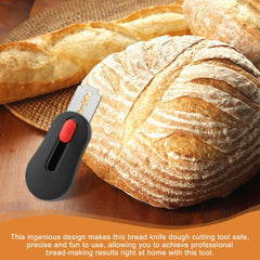 Retractable blade on YOSINXU bread lame for safe scoring