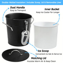 YOUEON galvanized steel beverage tub for outdoor use