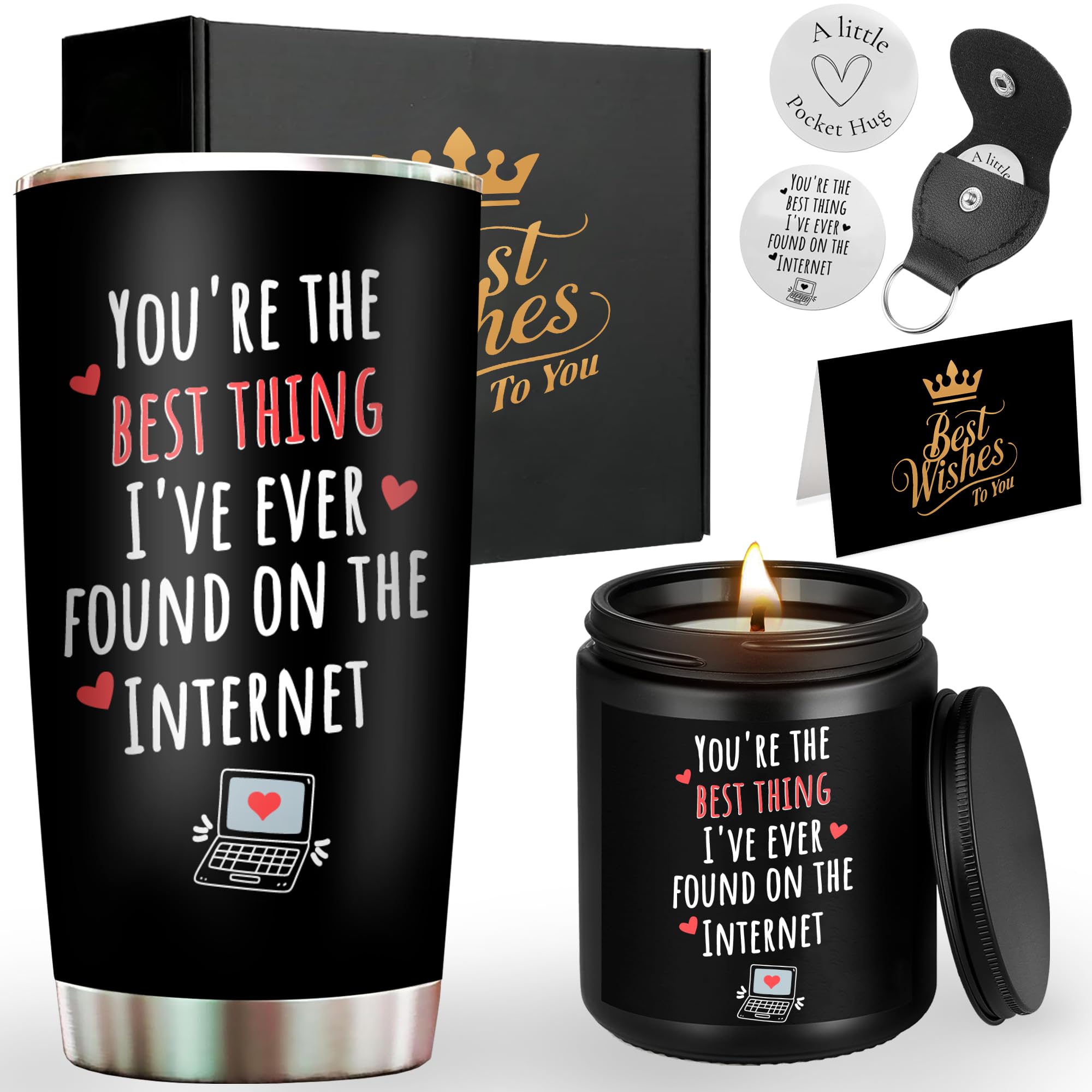 Gift set packaging with You're The Best Thing I've Found On The Internet message