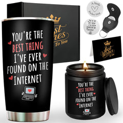 Gift set packaging with You're The Best Thing I've Found On The Internet message