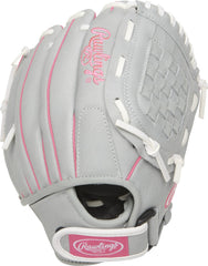 Basket Web pattern softball glove designed for grounders and fly balls