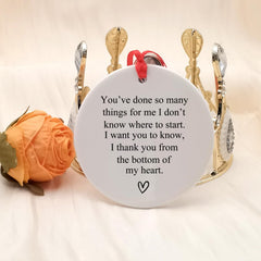 Durable ceramic keepsake going away gift