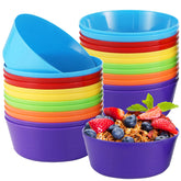 Ysglory 24 packs kid plastic bowls 10 oz capacity