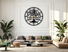 Large face wall clock for easy readability