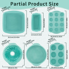 Loaf pan from Yumatouch silicone bakeware set