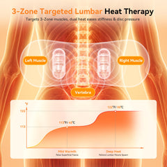 Yunari heated lumbar pillow side profile