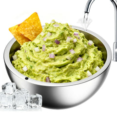 YUNLINLI dip chiller bowl 70oz capacity for dips