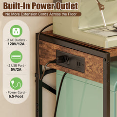 Fridge stand showing reversible left or right placement