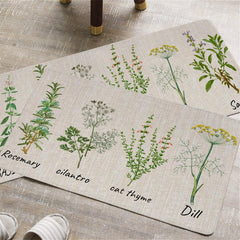 Two mats sized 17.7 x 29.5 inches for kitchen spaces