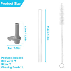 Zak Designs Kelso 12 oz cup straw replacement set