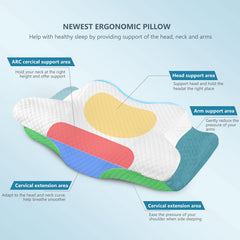 Odorless CertiPUR-US memory foam inside ZAMAT pillow