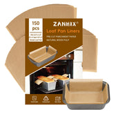 ZANHIX loaf pan liners 150 pcs for 9x5 bread pan