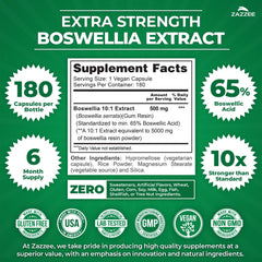 Close up on Boswellia Serrata Extract with 65% Boswellic Acid