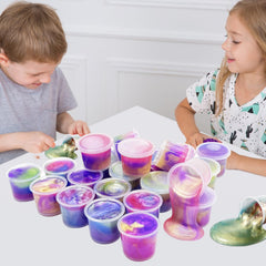 galaxy slime putty 24pack kids 6-12 demonstration image