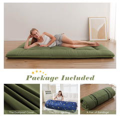 Memory foam filling visible in Zelladorra futon mattress