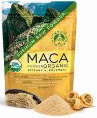 Zen Spirit Maca Root Powder Organic 8oz bag packaging