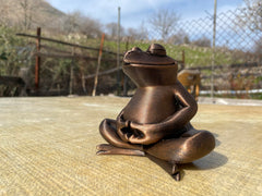 Eco-friendly PLA frog figurine for meditation