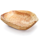 ZENFUN natural wood fruit bowl with root design