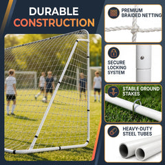 Polyethylene net on ZENY 12x6ft Soccer Goal