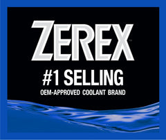 Zerex Asian Vehicle Blue Antifreeze Coolant concentrate packaging