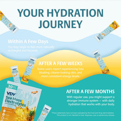 Zero sugar electrolyte packet for daily use