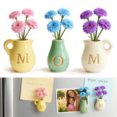 Zerobe mini vase magnets on fridge gift for mom