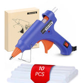 Zfyoung mini hot glue gun kit 20W with 10 sticks