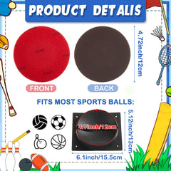 Bowling ball sanding pads six grits with holder