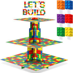 Zhehao 3 Tier Building Block cupcake stand product image