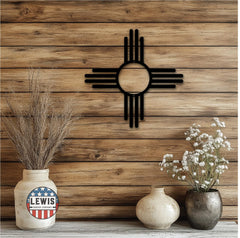 USA sourced 16 gauge steel sign by Zia Sun