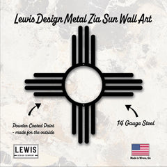 Powder coated sign made from 16 gauge steel USA sourced
