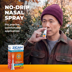 Zicam packaging showing menthol and eucalyptus