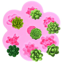 ZiXiang succulent fondant molds 1 piece