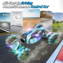 Gesture sensing watch controller with ZMMB RC stunt car