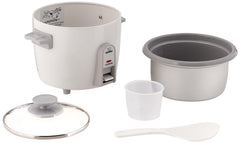 Rice cooker with see-through glass lid stay cool knob