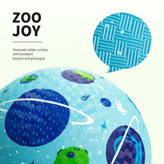 ZOOJOY 2-pack bouncy balls for kids with pump