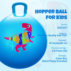 Close up of textured handle on ZOOJOY hopper ball