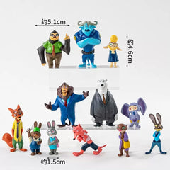 Plastic Zootopia cake ornament pieces for DIY