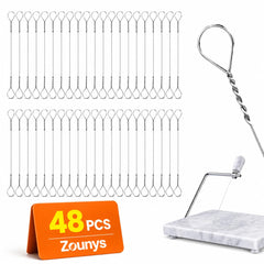 Zounys 48Pcs cheese slicer wire replacement pack