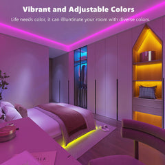 ZOZOO LED strip with remote and Bluetooth app control