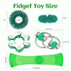 Two bike chain fidgets included in ZQFTZQ fidget set