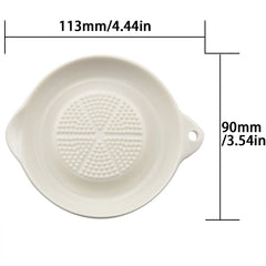 Grinding disc diameter 9-5cm on porcelain plate