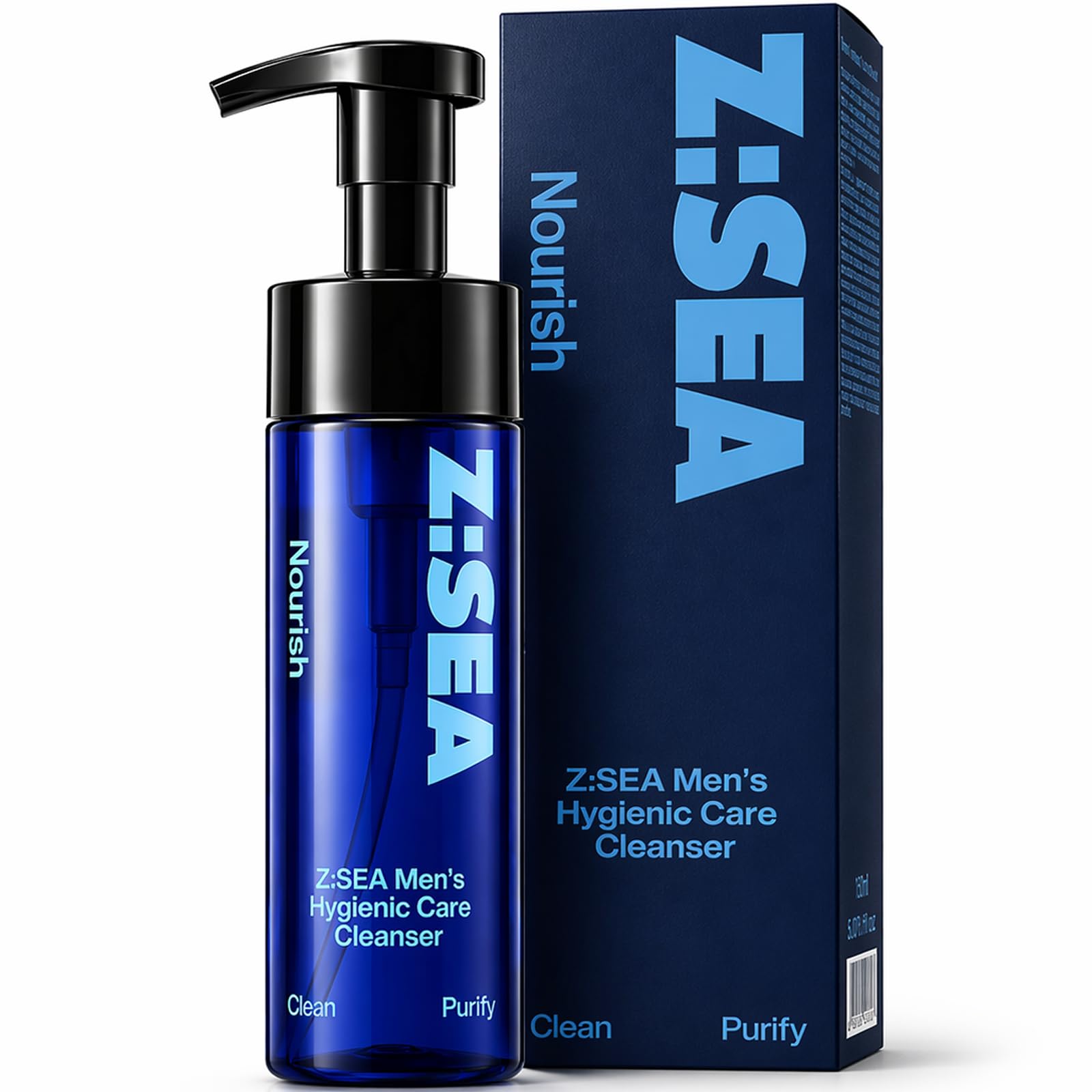 Z:SEA Men's Foaming Intimate Wash 5.29 Oz bottle