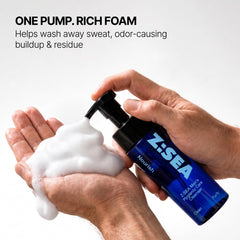 Z:SEA Men's Foaming Intimate Wash odor control 5.29 Oz bottle